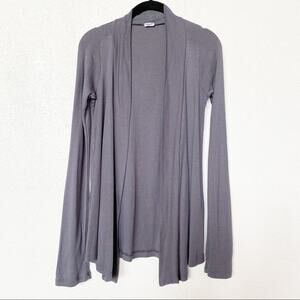 Splendid Cool Grey Open Cardigan Size Small